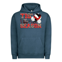 Pigment Midnight Navy tis' the season volleyball Urban Hoodie - Zillion Design Studio