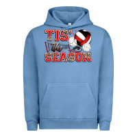 Pigment Pebble Blue tis' the season volleyball Urban Hoodie - Zillion Design Studio