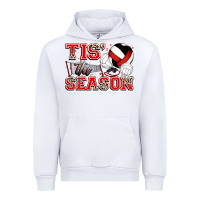 White tis' the season volleyball Urban Hoodie - Zillion Design Studio