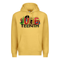 Antique Gold JUNE TEENTH Premium Hoodie - Zillion Design Studio