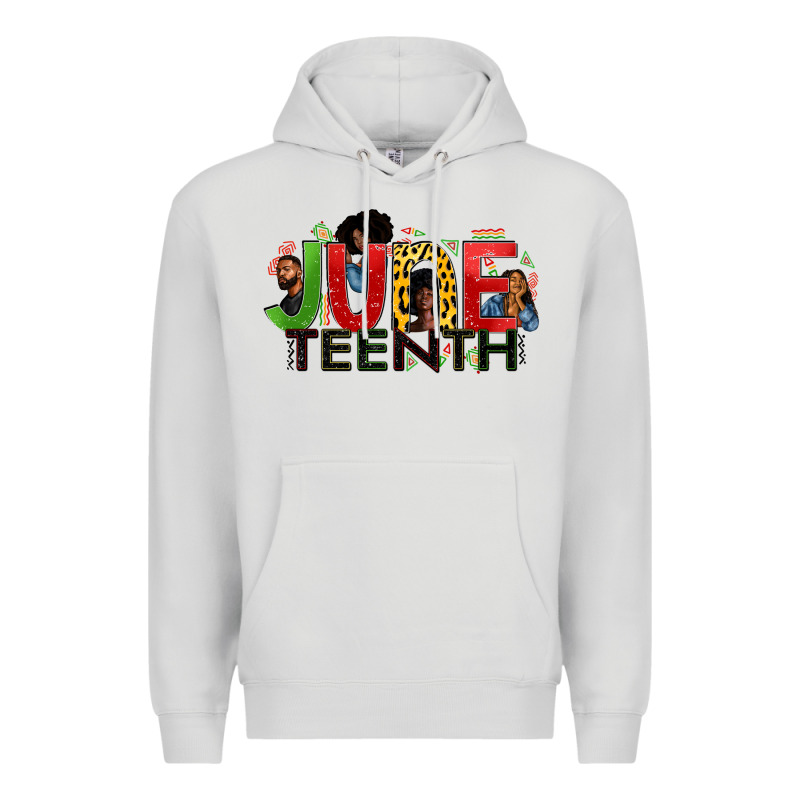 June Teenth Premium Hoodie by Zillion Design Studio | Teevron
