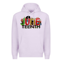 Lilac JUNE TEENTH Premium Hoodie - Zillion Design Studio