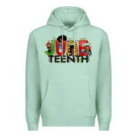 Seafoam JUNE TEENTH Premium Hoodie - Zillion Design Studio