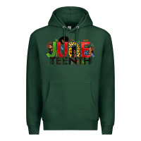 Sports Green JUNE TEENTH Premium Hoodie - Zillion Design Studio