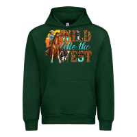 Forest Green wild like west Urban Hoodie - texasbilliewilder