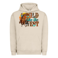 Pigment French Oak wild like west Urban Hoodie - texasbilliewilder