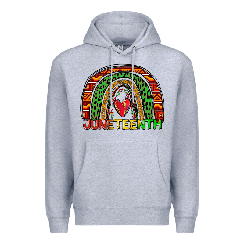 Juneteenth Rainbow Premium Hoodie by Zillion Design Studio | Teevron