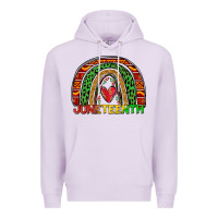 Lilac juneteenth rainbow Premium Hoodie - Zillion Design Studio