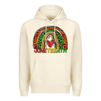 Sandshell juneteenth rainbow Premium Hoodie - Zillion Design Studio