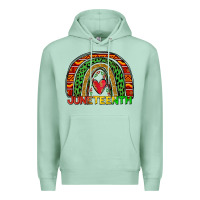 Seafoam juneteenth rainbow Premium Hoodie - Zillion Design Studio