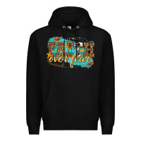 Black faith over fear Premium Hoodie - texasbilliewilder