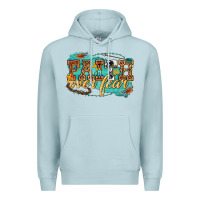 Blue Mist faith over fear Premium Hoodie - texasbilliewilder