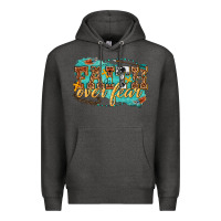 Charcoal Heather faith over fear Premium Hoodie - texasbilliewilder