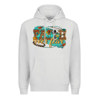 Dove Grey faith over fear Premium Hoodie - texasbilliewilder