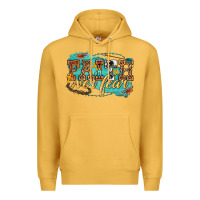 Mustard faith over fear Premium Hoodie - texasbilliewilder