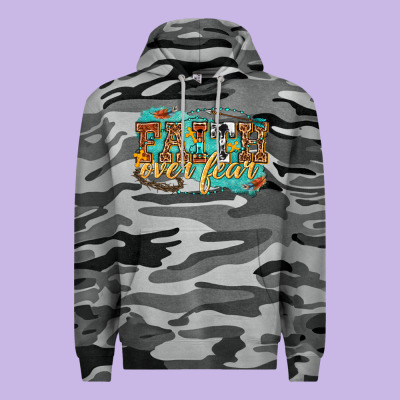 Faith Over Fear Premium Hoodie Designed By Texasbilliewilder