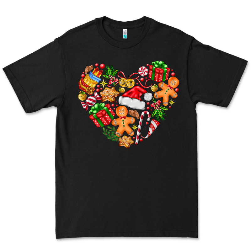 Love Christmas  Heart Premium Tee by CowhideDigitalArt | Teevron