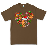 Cacao love Christmas  heart Premium Tee - CowhideDigitalArt