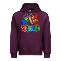 Mauve Wine american football support squad autism Urban Hoodie - Zillion Design Studio