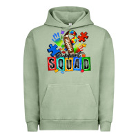 Pigment Oil Green american football support squad autism Urban Hoodie - Zillion Design Studio