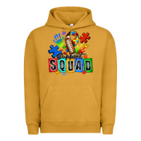 Pigment Peanut Butter american football support squad autism Urban Hoodie - Zillion Design Studio