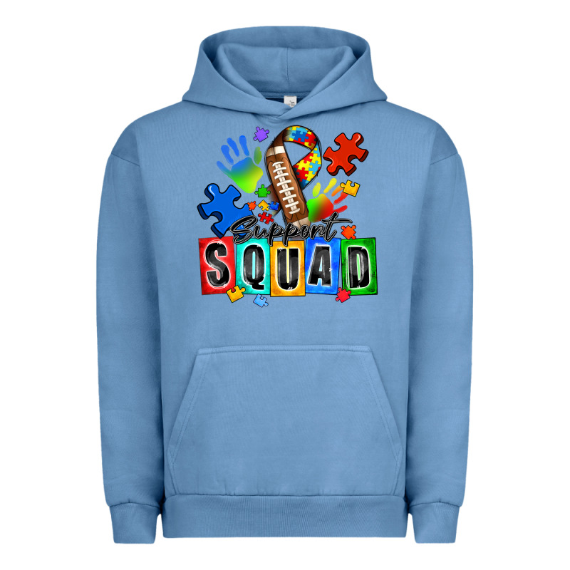 American Football Support Squad Autism Urban Hoodie by Zillion Design Studio | Teevron