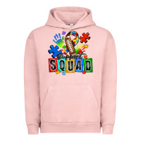 Pigment Salmon american football support squad autism Urban Hoodie - Zillion Design Studio