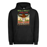 Pigment Black wild west long live cowboys Urban Hoodie - texasbilliewilder