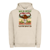 Pigment French Oak wild west long live cowboys Urban Hoodie - texasbilliewilder