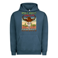 Pigment Midnight Navy wild west long live cowboys Urban Hoodie - texasbilliewilder