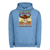 Pigment Pebble Blue wild west long live cowboys Urban Hoodie - texasbilliewilder