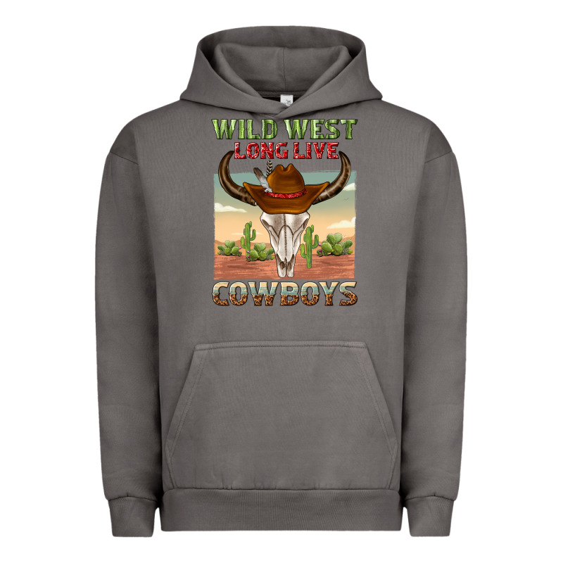 Wild West Long Live Cowboys Urban Hoodie by texasbilliewilder | Teevron