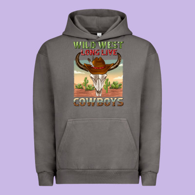 Urban Hoodie wild west long live cowboys