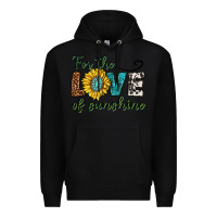 Black for the love of sunshine Premium Hoodie - texasbilliewilder