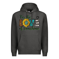 Charcoal Heather for the love of sunshine Premium Hoodie - texasbilliewilder