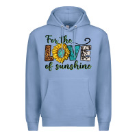 Colony Blue for the love of sunshine Premium Hoodie - texasbilliewilder