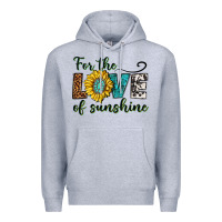 Heather Grey for the love of sunshine Premium Hoodie - texasbilliewilder