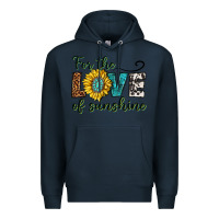 Navy for the love of sunshine Premium Hoodie - texasbilliewilder