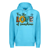 Ocean Blue for the love of sunshine Premium Hoodie - texasbilliewilder