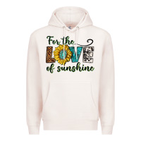 Pale Pink for the love of sunshine Premium Hoodie - texasbilliewilder