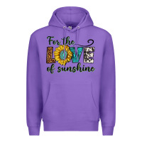 Purple for the love of sunshine Premium Hoodie - texasbilliewilder
