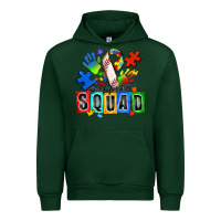Forest Green baseball support squad autism Urban Hoodie - Zillion Design Studio