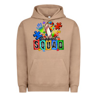 Pigment Burro baseball support squad autism Urban Hoodie - Zillion Design Studio