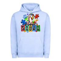 Pigment Grape Ice baseball support squad autism Urban Hoodie - Zillion Design Studio