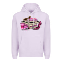 Lilac girl boss lady Premium Hoodie - texasbilliewilder