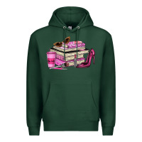 Sports Green girl boss lady Premium Hoodie - texasbilliewilder