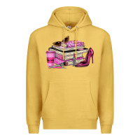 Antique Gold girl boss lady Premium Hoodie - texasbilliewilder