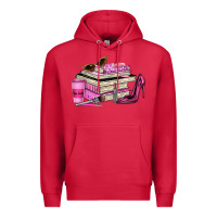 Cardinal girl boss lady Premium Hoodie - texasbilliewilder