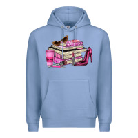 Colony Blue girl boss lady Premium Hoodie - texasbilliewilder