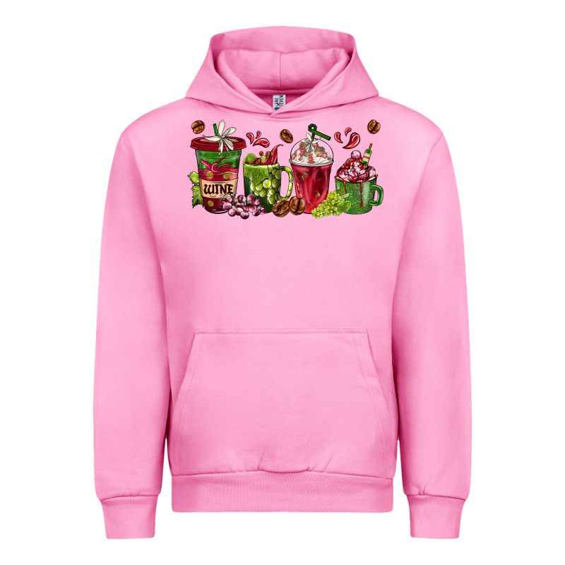 Wine Coffee Cups Urban Hoodie by texasbilliewilder | Teevron